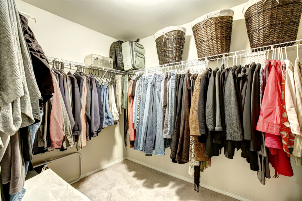 Organized closet